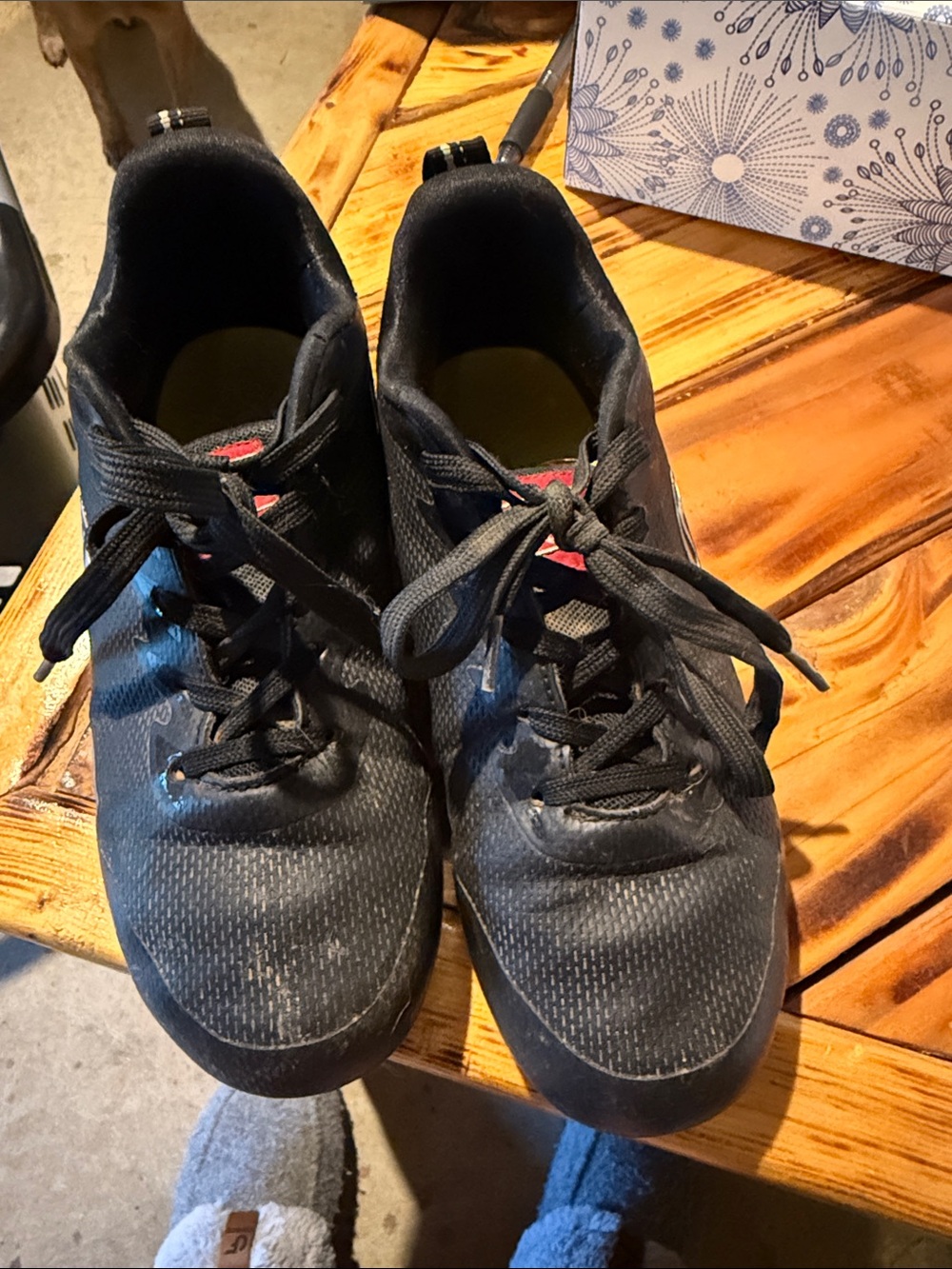 Girls Black softball cleats - Low Profile Comfort